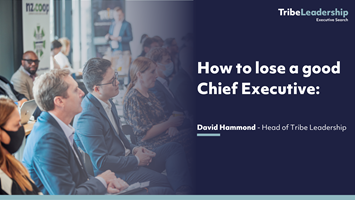 David Hammond - How to lose a good Chief Executive image