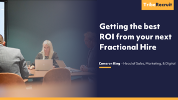 Cameron King - Getting the best ROI from your next Fractional Hire image